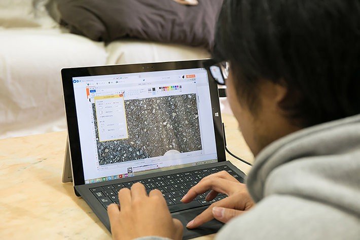 ペイントで小さくします!