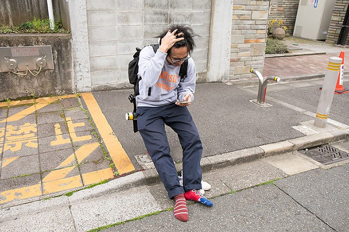 ただスマホが圏外!!!