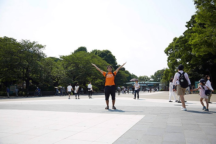 上野に移動しました!