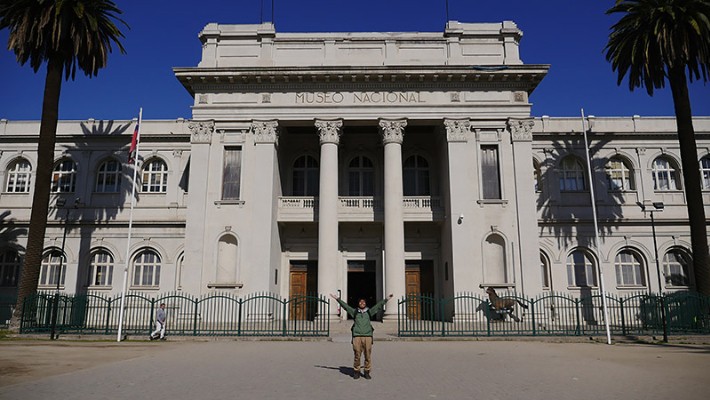自然史博物館です!