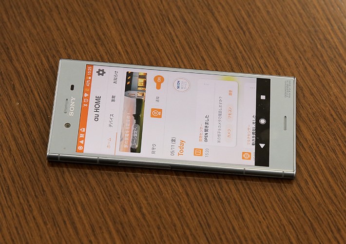 スマートフォンの画面