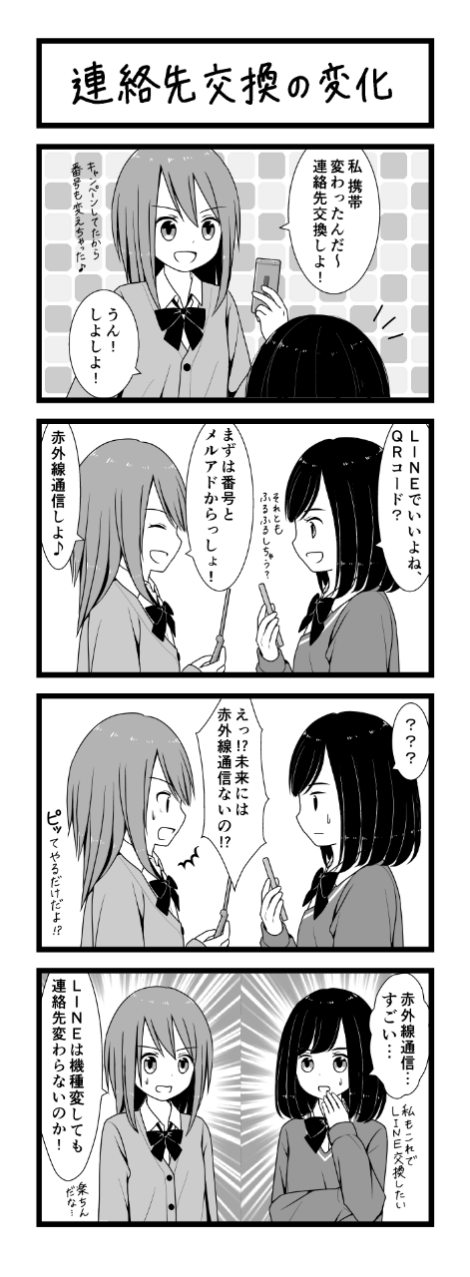 連絡先交換の変化