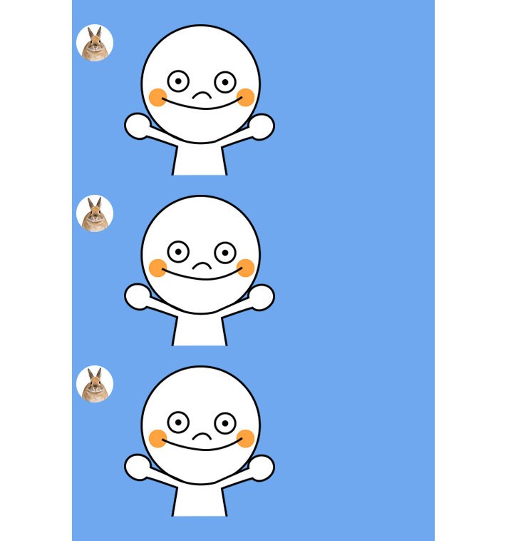 スタンプ連続投稿