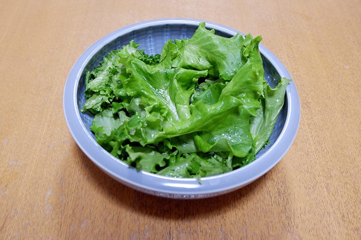 かわいいレタスが育ったら、いざ、実食!
