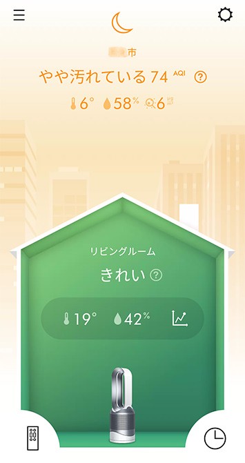 部屋の空気の状態をスマホのアプリからモニタリング。一体この日に何があった?!