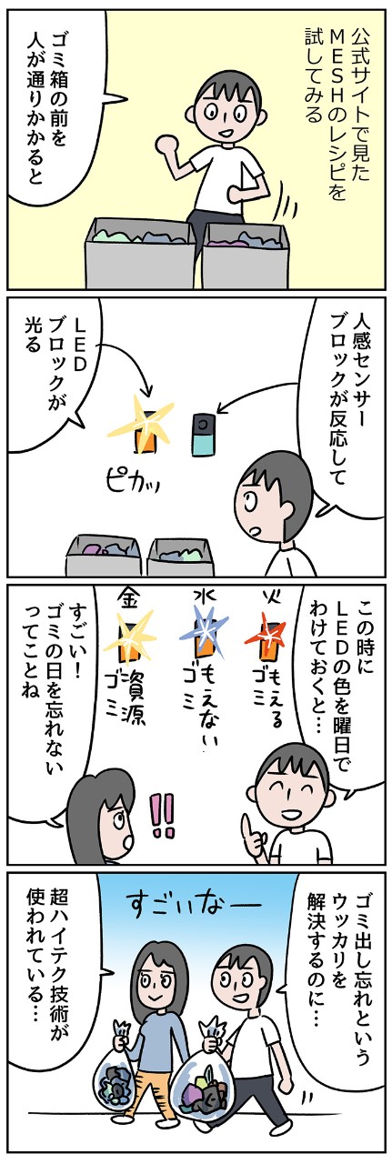 公式サイトで見たMESHのレシピを試してみる