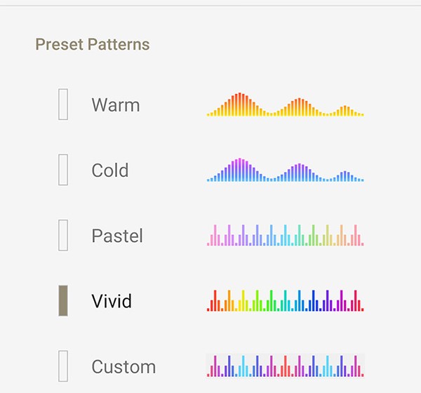 スマートフォンアプリ「Light Plus」の画面