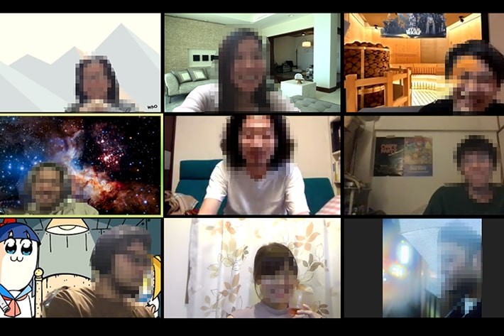 「土曜日19時、ZoomのURLに集合!」