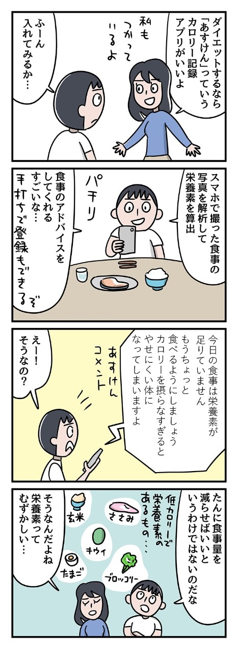 食事の量を減らせばいいわけじゃない!栄養素って難しい!