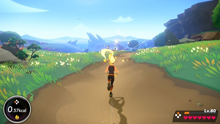 Nintendo Switch『リングフィットアドベンチャー』の画面