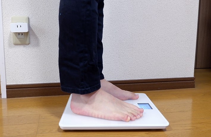 Body+は体重、体脂肪率、筋肉量、骨量などをはかることができる