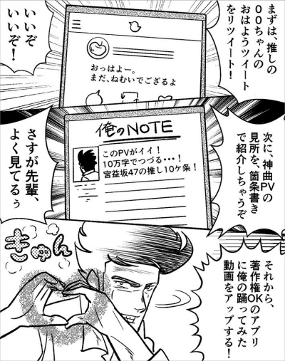 TwitterをRTしたり、ブログを書いたり、踊ってみたなどで応援しようとする鈍平