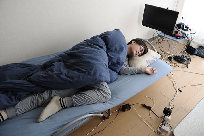 ベッドから出ないモーニングルーティン