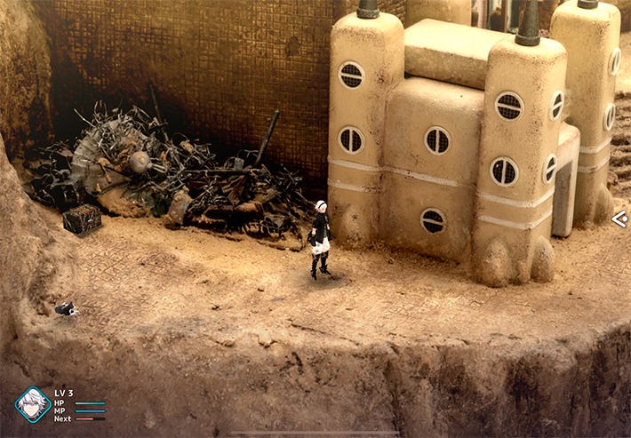 『ファンタジアン』のプレイ画面