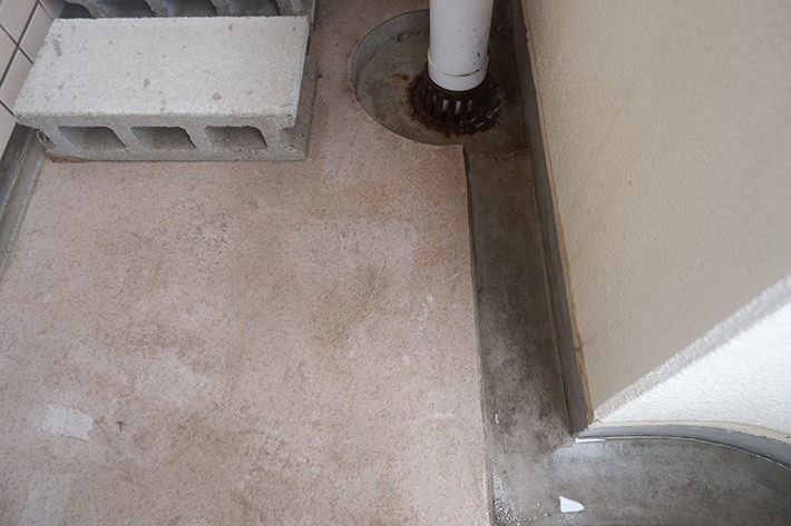 キレイになったベランダの様子