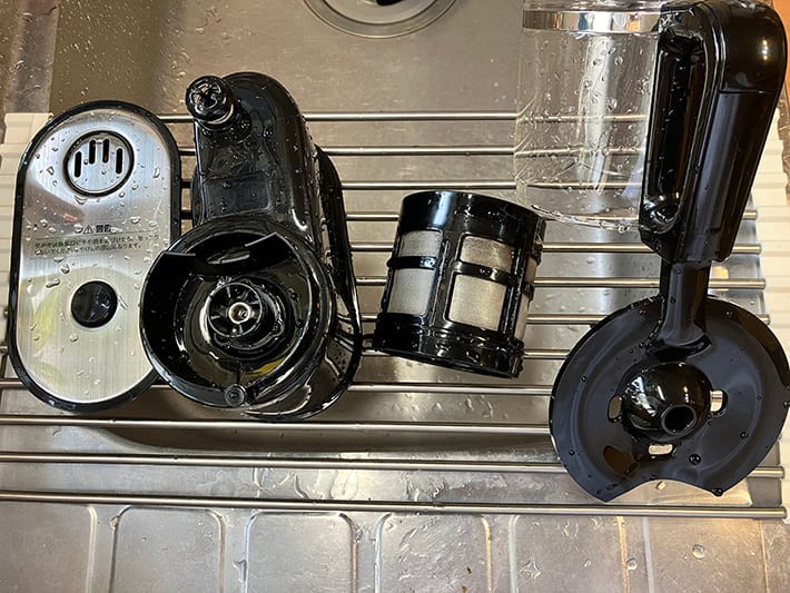 乾燥させているところの画像