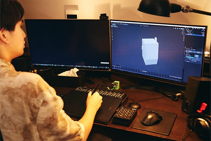 三宅智之さんの部屋の様子