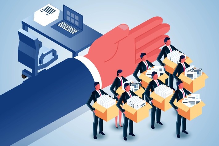 検閲等を行う従業員の解雇