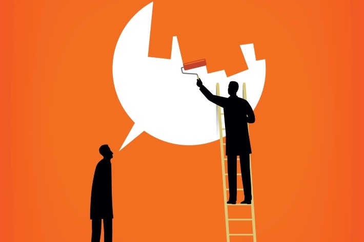 従来のツイッターでは、自由な言論が規制されていた