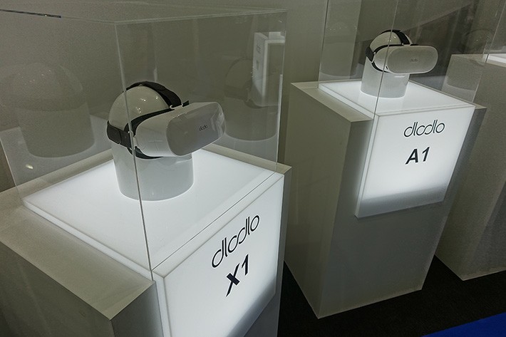 Dlodlo V1の展示の様子