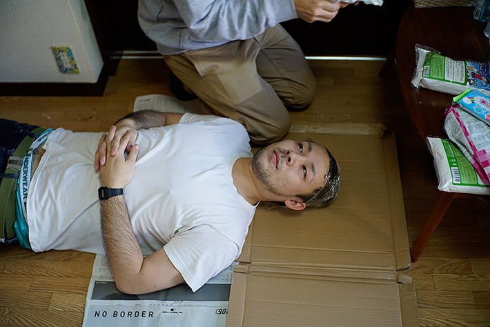 iPhoneXの持ち主の顔に、