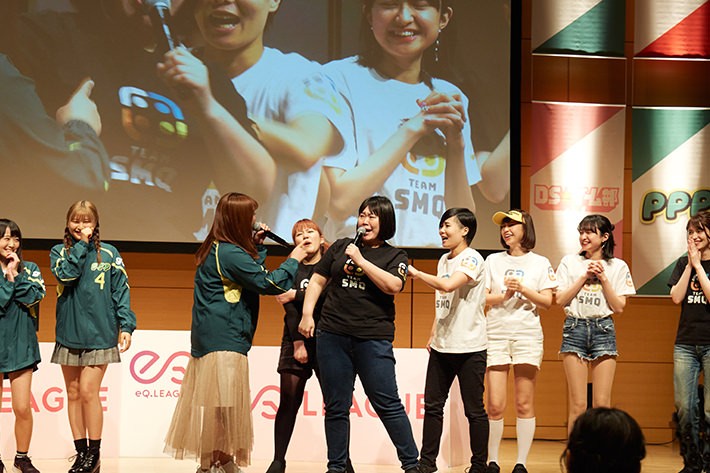 女性タレントならではの華やかさで彩られる「eQリーグ」
