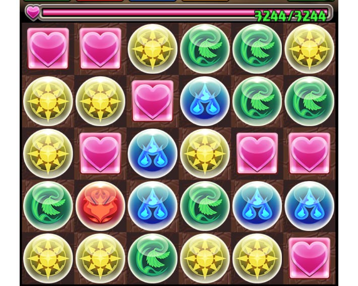 パズドラのパズル盤面