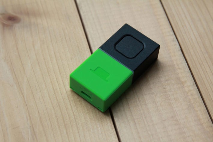 3.	物陰からボタンタグをポチッと押しましょう。