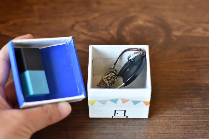 鍵が入っている