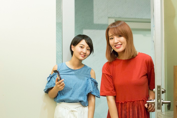 仕事から帰ったおふたり