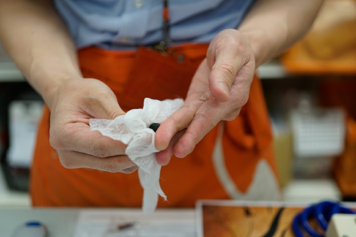 外装はウエットティッシュで清潔に!