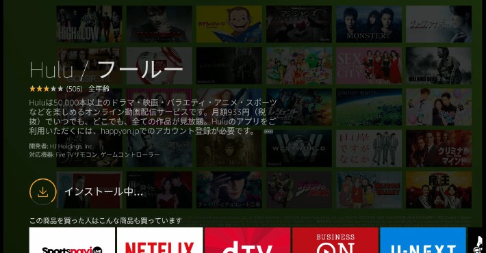 格安で専用のHulu視聴環境を作る「Fire TV Stick」