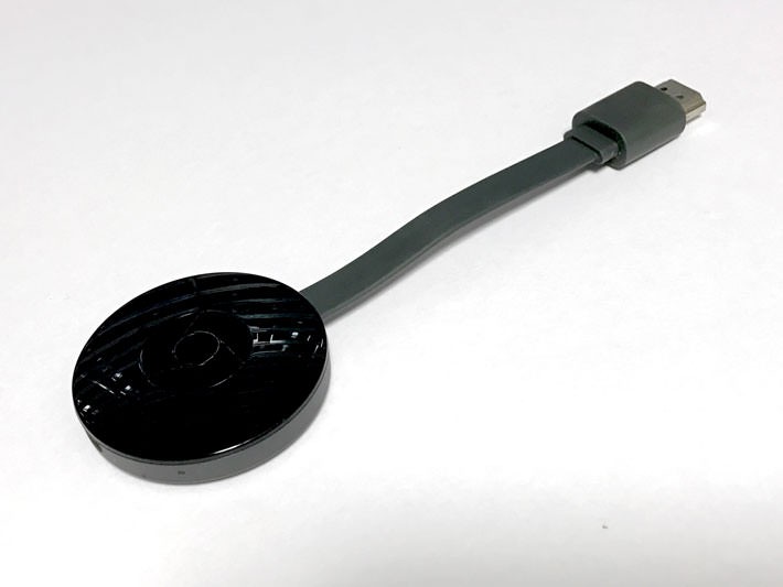 ↑ChromecastはGoogleが提供するメディアストリーミング端末