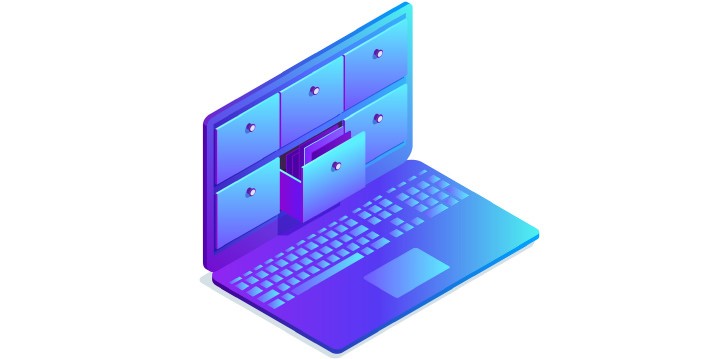 パソコンのストレージのイメージ パソコンのストレージのイメージ