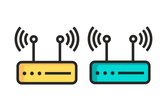 二重ルーターになっている
