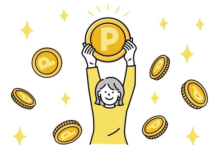 アプリやポイントサイトで獲得