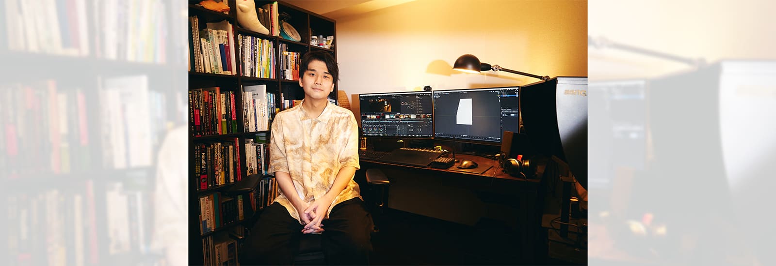 現役大学生と映像クリエイターを両立するお部屋とは?|VFXクリエイター 三宅智之さん【こだわりの作業部屋、おじゃまします。ルーム2】