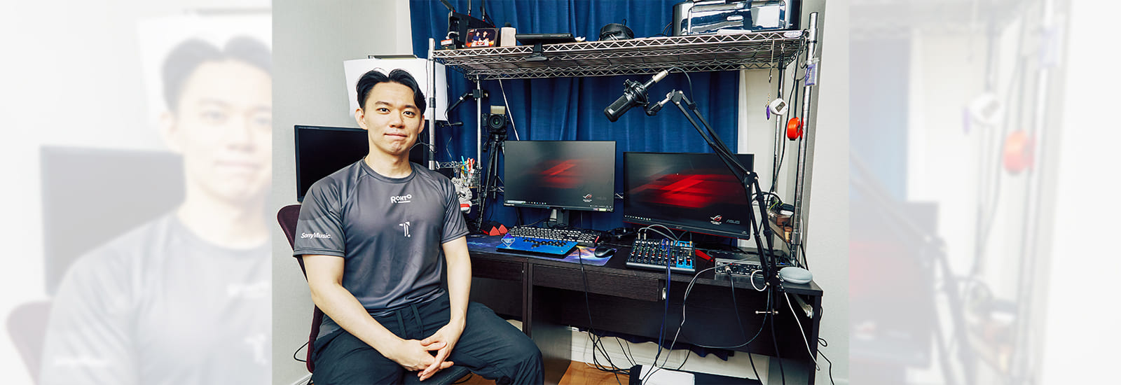 大会も練習も配信も筋トレもぜんぶ自室で完結するお部屋とは? | プロゲーマー ときどさん【こだわりの作業部屋、おじゃまします。ルーム1】