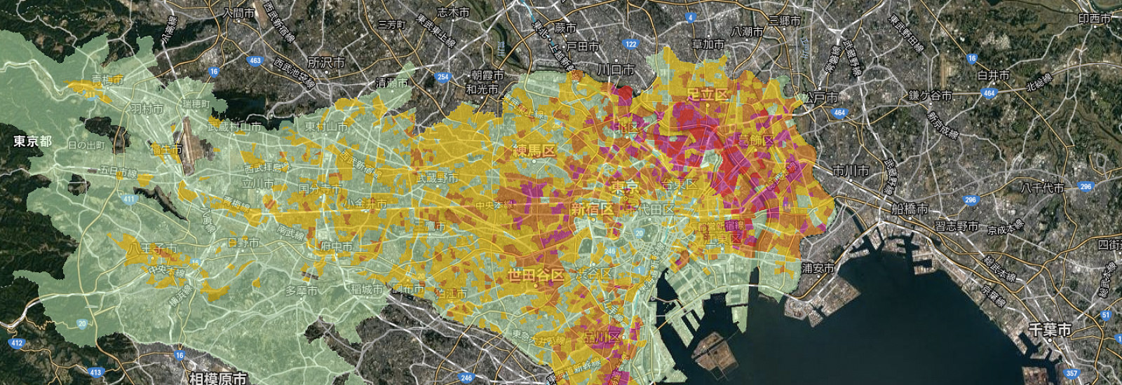 9月1日は「防災の日」。Googleが用意した「防災マップ」であなたの住むエリアの危険度をチェック!